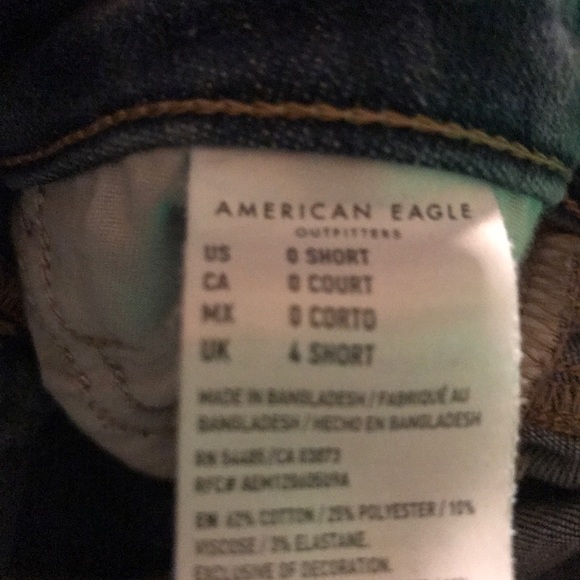 American Eagle super stretch jeans size 0 - Picture 2 of 4